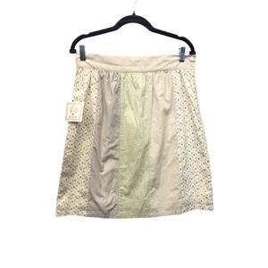 Kit Cornell Skirt Size L Cottage Core Cotton Ditzy Floral 100% Cotton -‎ NEW